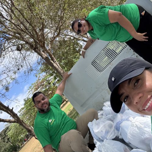 UTESACOOP Gaspar Hernández realiza jornada solidaria con entrega de kits de limpieza a familias afectadas por las lluvias
